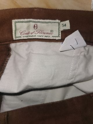 Conte Of Florence pantalone uomo marrone tg 54 vin