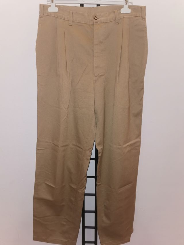 Uniform Fortfive pantalone uomo beige vintage tg 5
