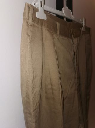 Uniform Fortfive pantalone uomo beige vintage tg 5