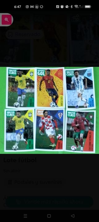 Lote cromos 