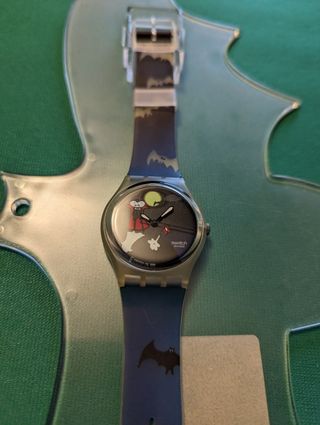 Swatch Batsknight Halloween 1999 GK331