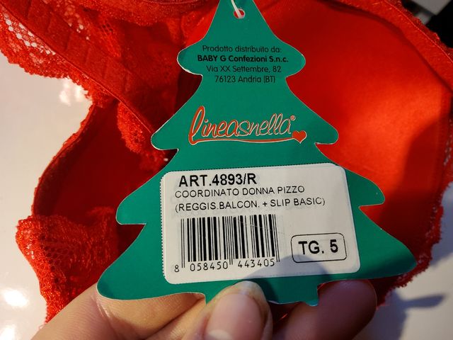 Completo reggiseno e mutandine