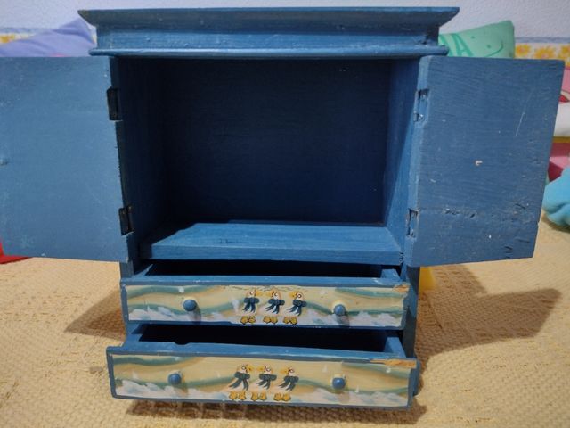 roperito pequeño de madera ,vintage