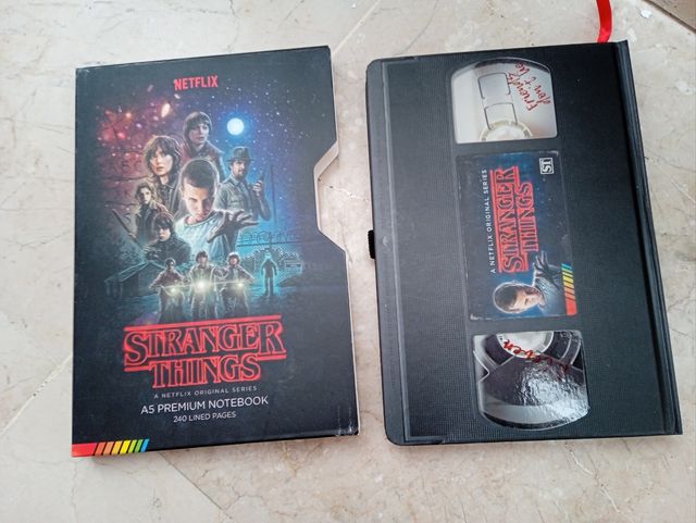 Cuaderno VHS STRANGER THINGS