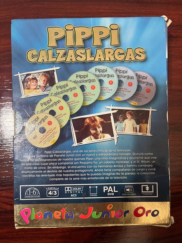 Pippi Calzaslargas serie completa 7 DVD