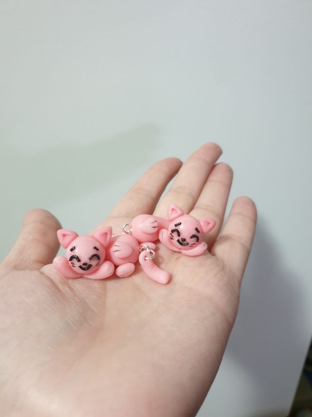 Pendientes de Gatitos (Rosa)