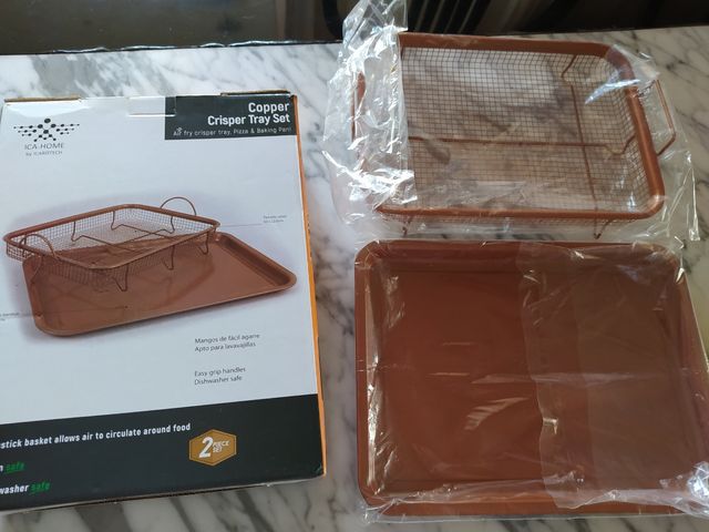 Set de bandeja y cesta para horno