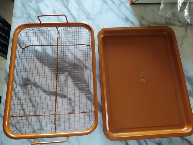 Set de bandeja y cesta para horno