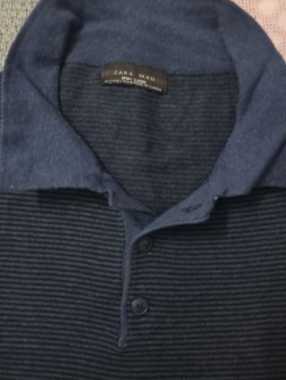 Polo punto m/c hombre