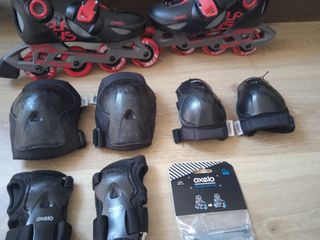 Patines línea Oxelo y protecciones 32-34