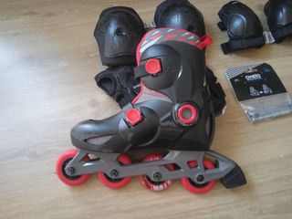 Patines línea Oxelo y protecciones 32-34