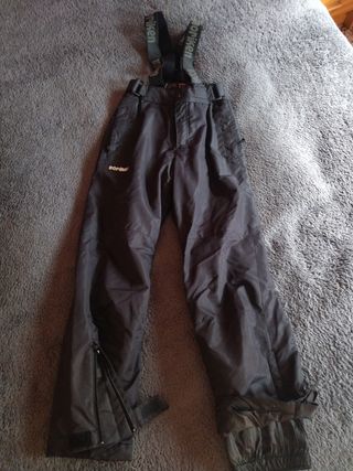 Pantalón negro de esquí unisex talla 10