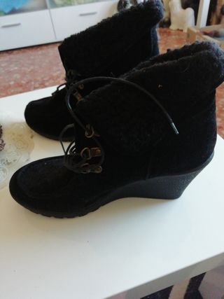 botines señora negros por estrenar