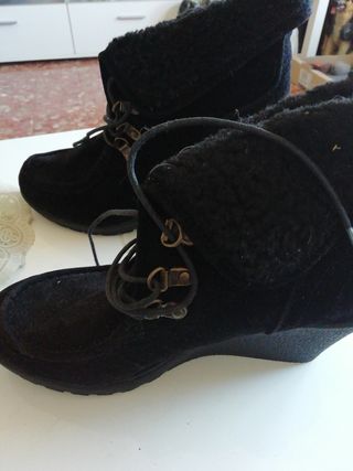 botines señora negros por estrenar