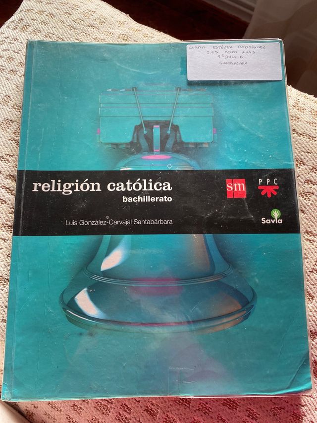 Libro religión católica 1 Bachillerato