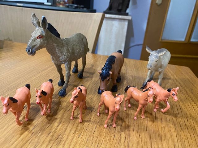 Manada de Caballos y burro