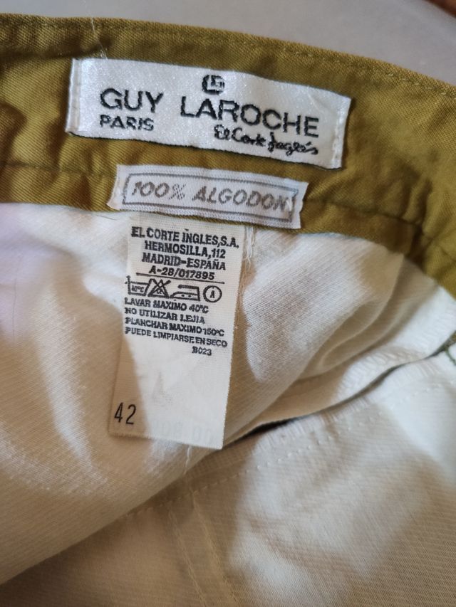 Pantalon pinzas Guy Laroche
