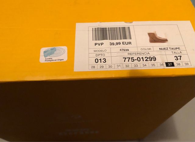 Botas Mustang número 37