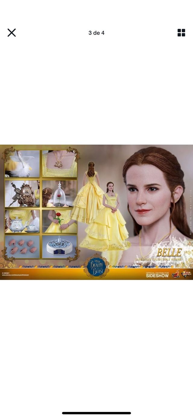 La bella y la bestia hot toys beauty and the beast