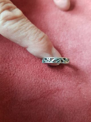 antiguo anillo plata unico hecho a mano artesano 