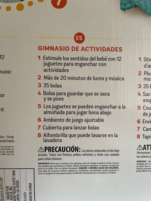 Gimnasio/piscina de volas infantil Brigth starts