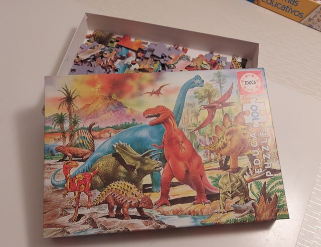 Puzzle Educa dinosaurios