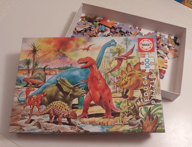 Puzzle Educa dinosaurios