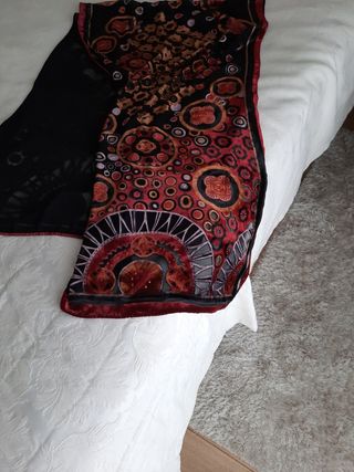 OFERTON!!! FULARD SEDA Y TERCIOPELO