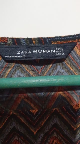Blusa Zara con flecos