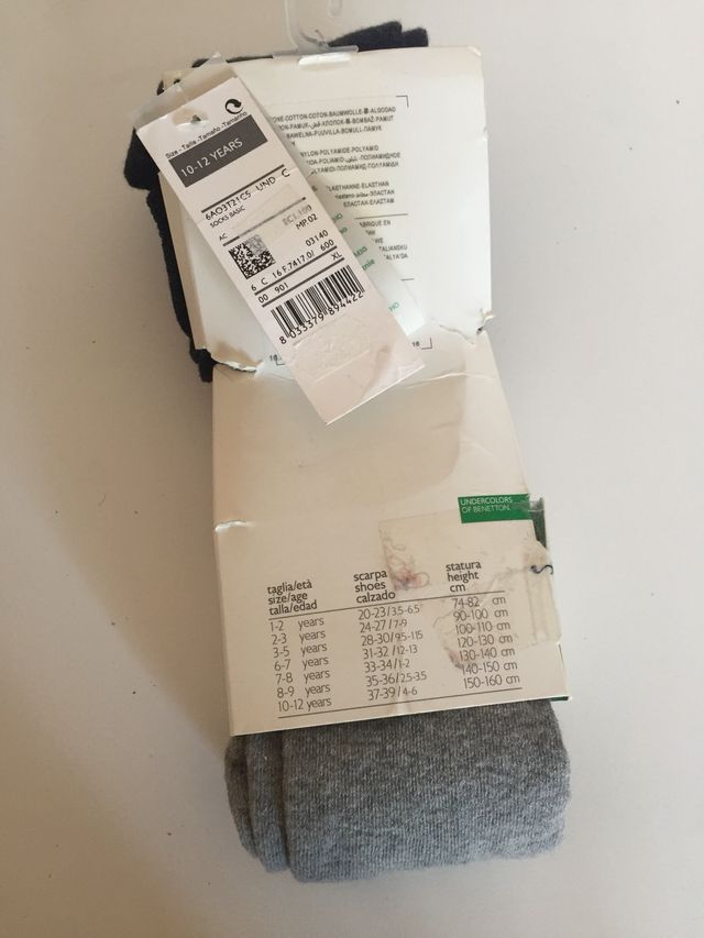 Leotardos 10-12 años Benetton