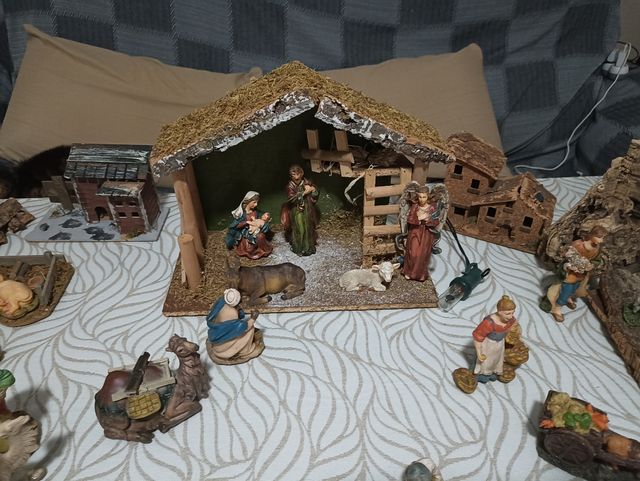 Belén navidad, nacimiento completo