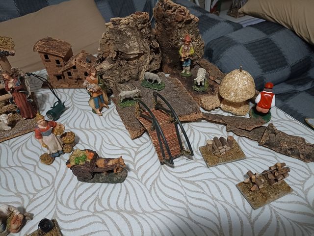 Belén navidad, nacimiento completo