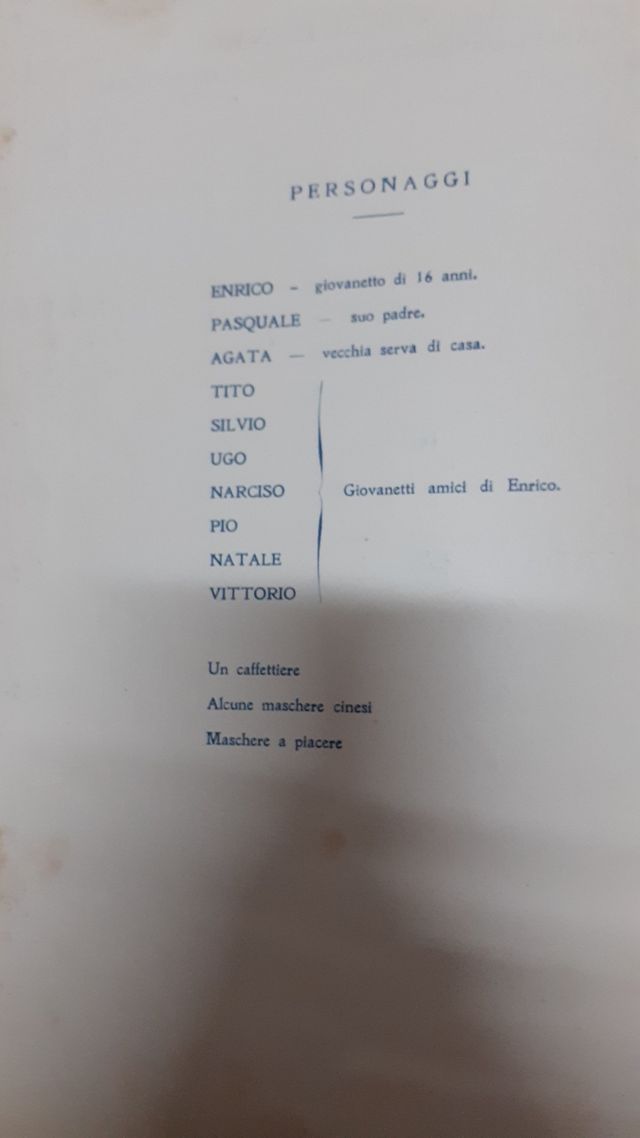 Spartito musicale d'epoca