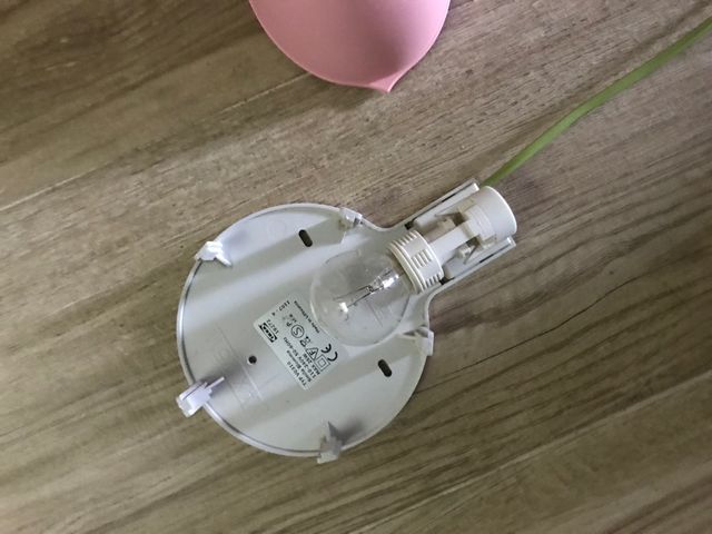 Lampara con forma de flor