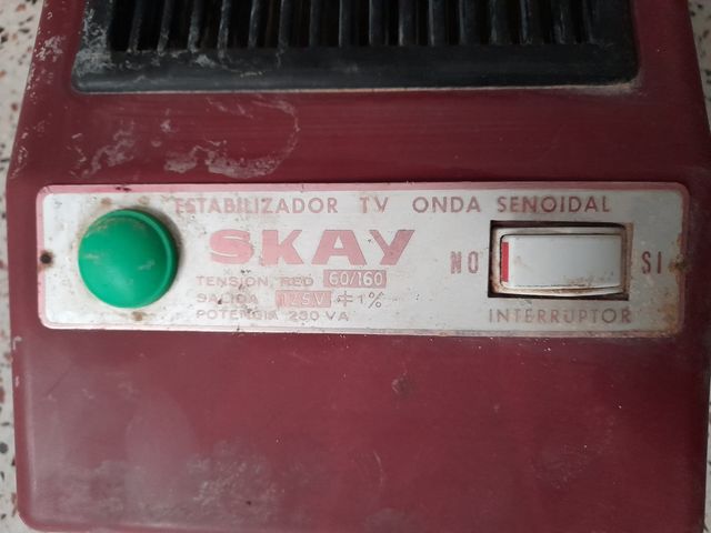 Estabilizador tv onda senoidal skay vintage