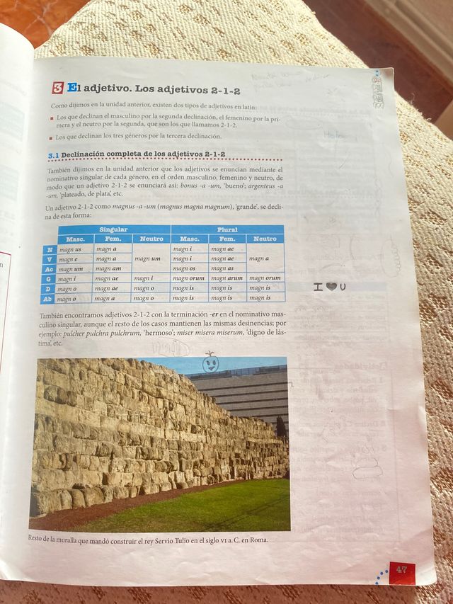 Libro de latín 1 de bachillerato