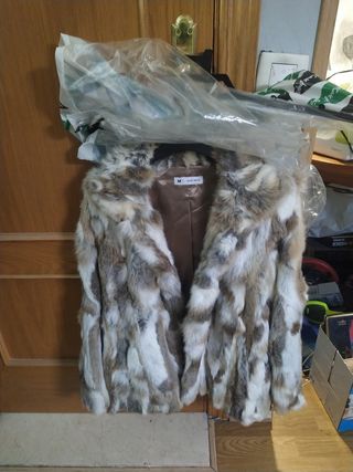 chaquetón pelo de conejo
