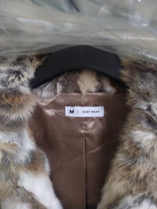 chaquetón pelo de conejo