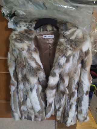 chaquetón pelo de conejo