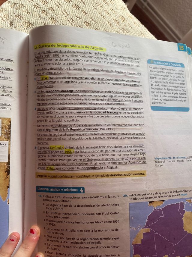 Historia del mundo contemporáneo 1 de bachillerato