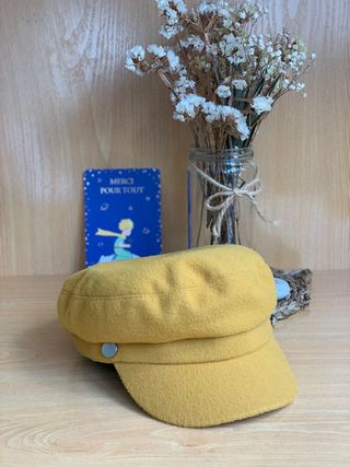 Gorra visera Mostaza 