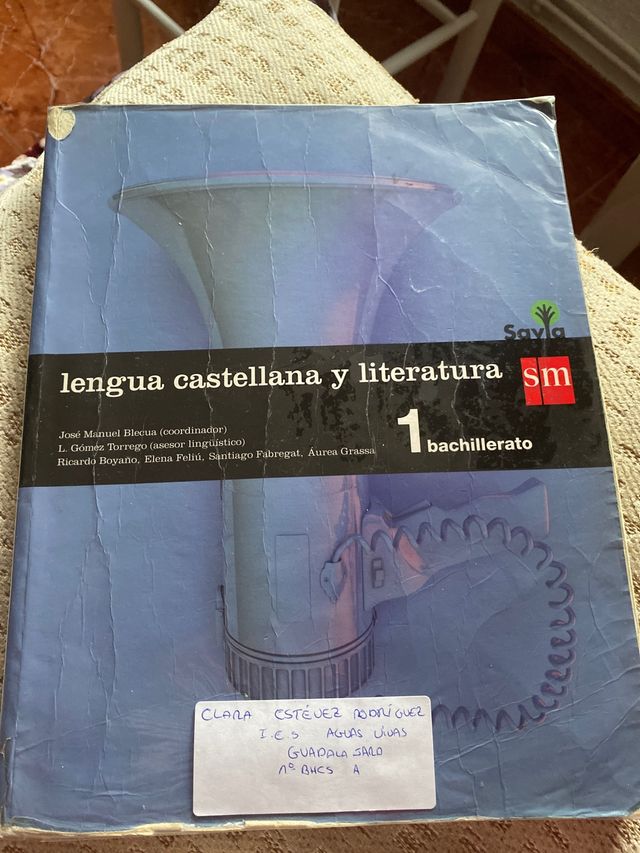 Lengua castellana y literatura 1 de bachillerato