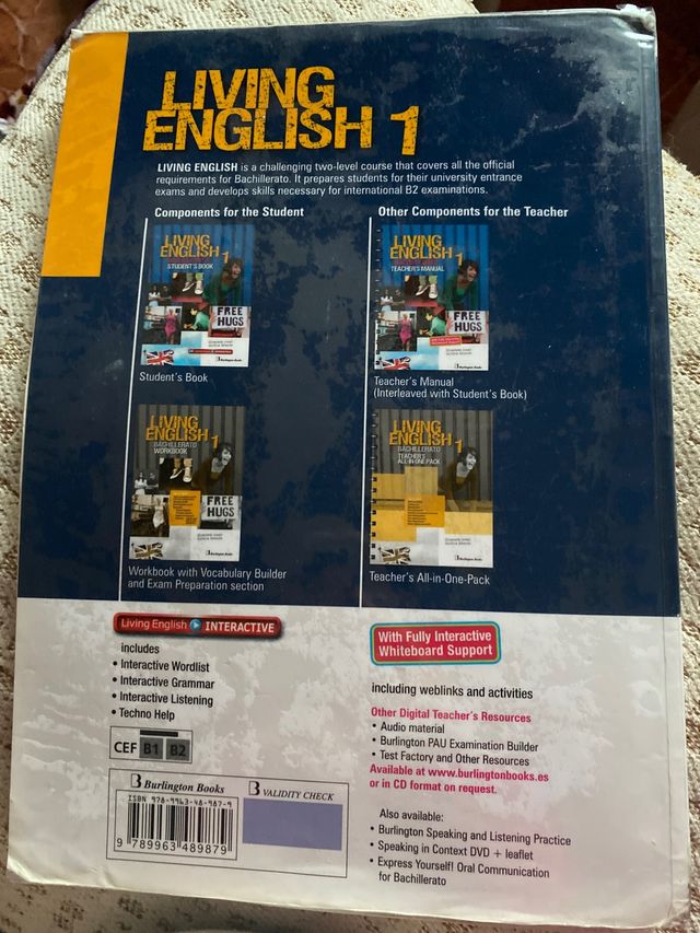 Living english 1 Bachillerato Student's book