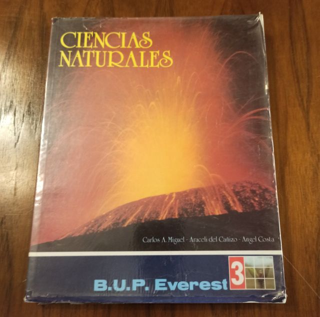 Libro de CIENCIAS NATURALES de 3º de BUP