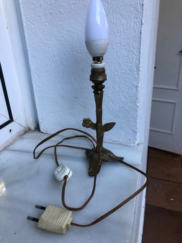 Candeeiro vela latão 