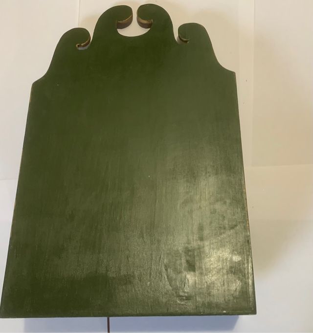 Porta corrispondenza in legno vintage