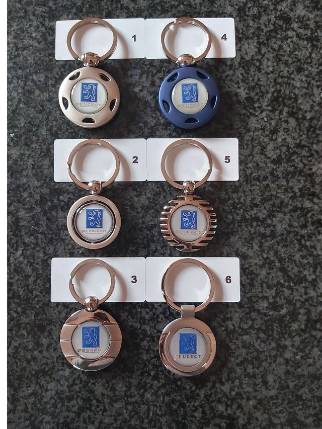 Llavero metalico Peugeot