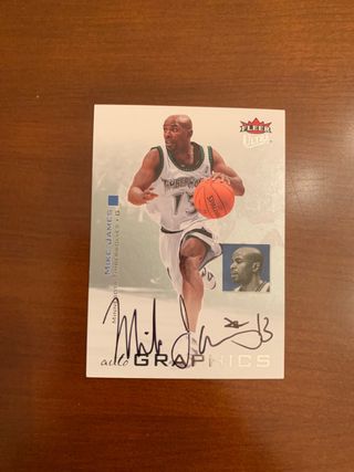 Carta Firmada Mike James Minnesota Timberwolves 