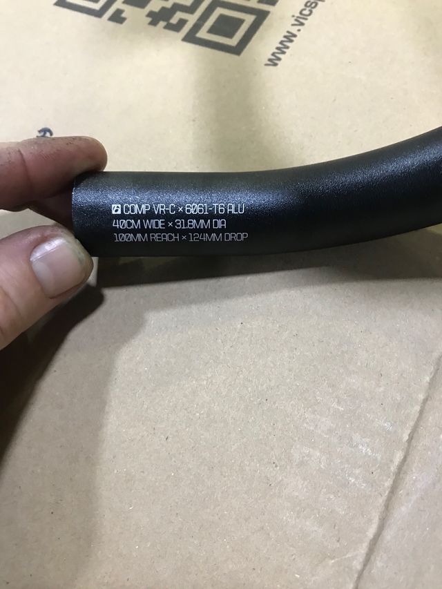 Manillar road Bontrager Comp VR-C 400mm