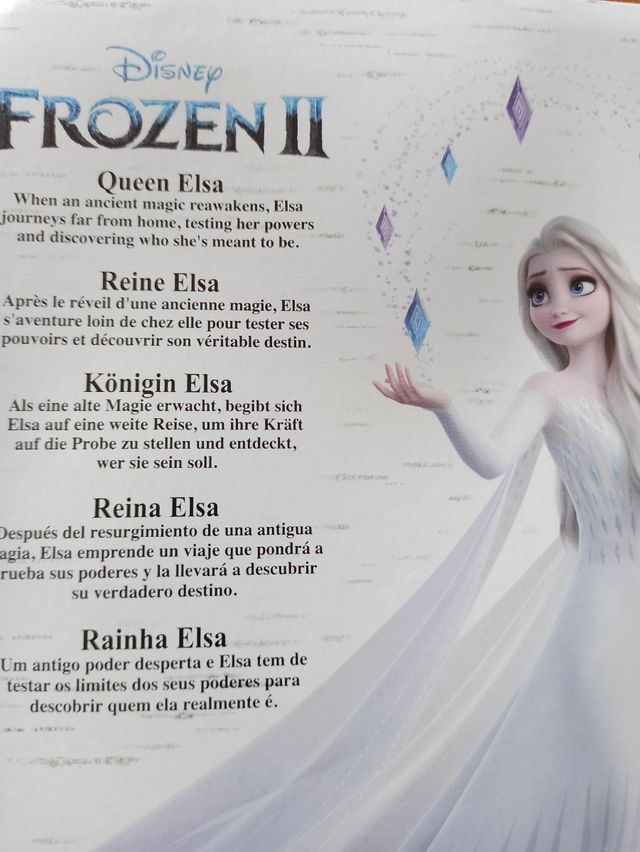Reina Elsa Frozen II Disney